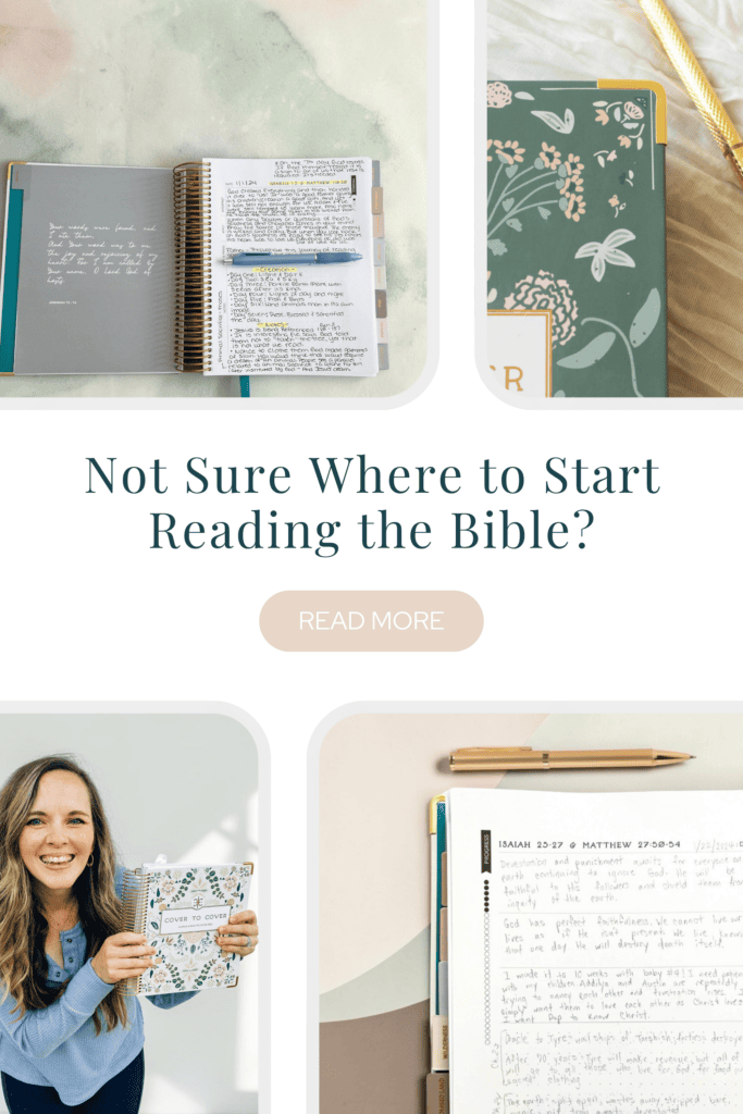 Not Sure Where to Start Reading the Bible?